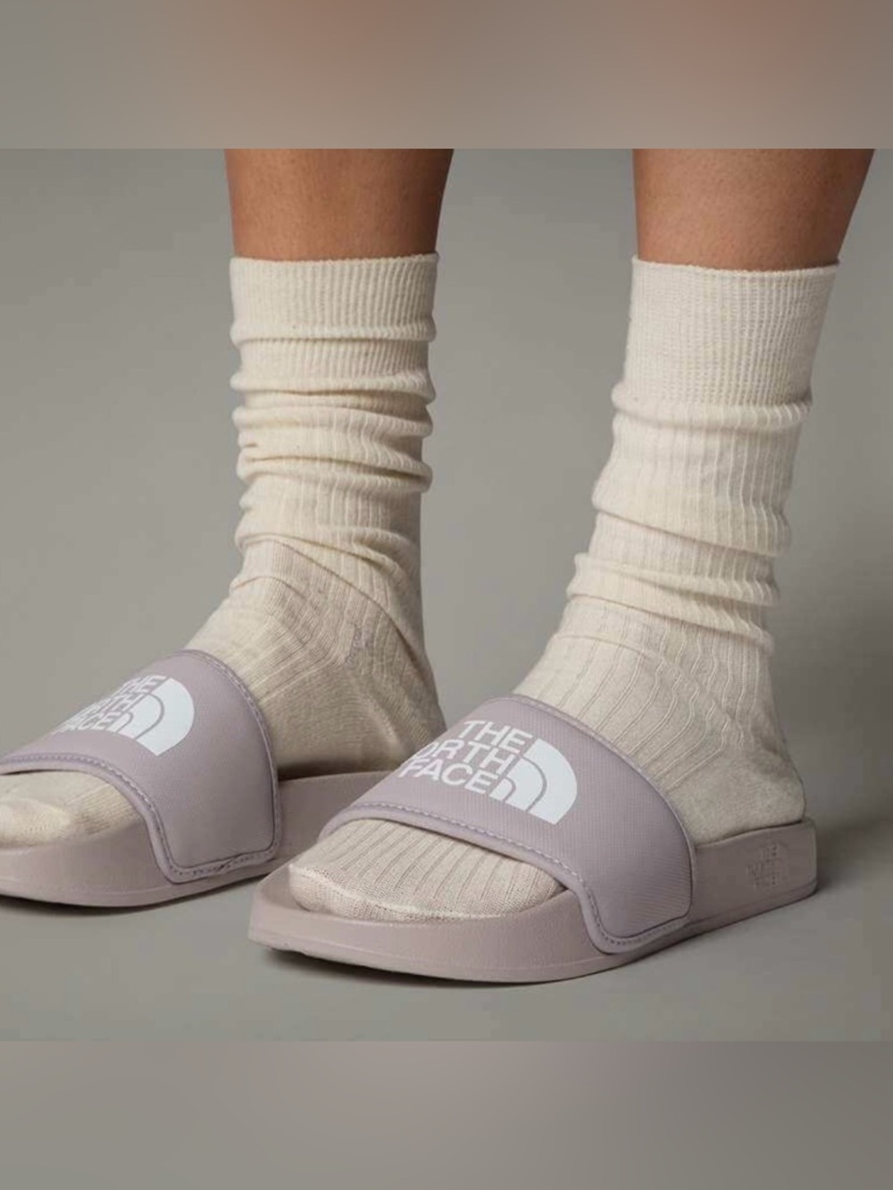 The North Face Basecamp Slide III (Moonstone Grey) - Women’s size 8